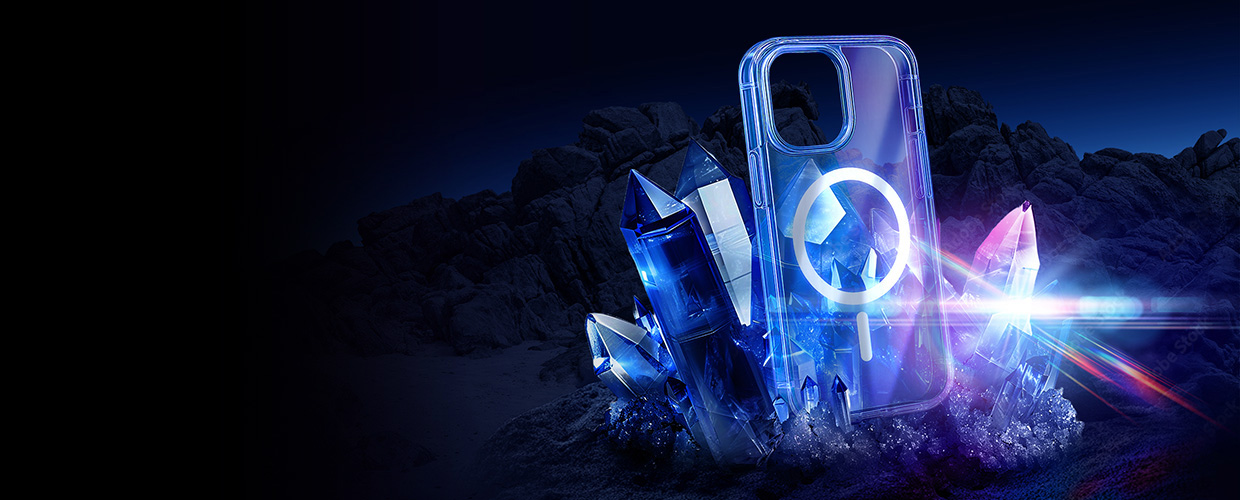 3mk EverClear MagCase – pageltėjimui atsparus dėklas