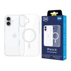 Apsauginis dėklas su MagSafe skirtas Apple iPhone 16 - 3mk EverClear MagCase