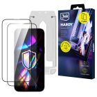 2x Grūdintas stiklas su ProFIT™ aplikatoriumi Apple iPhone 14 Pro – 3mk HARDY® Hardura 9H™