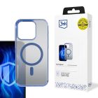 Dėklas Apple iPhone 16 Pro - 3mk Frosty MagCase Blue