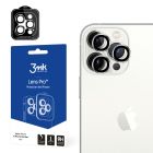 Grūdintas stiklas kameros objektyvui Apple iPhone 14 Pro/14 Pro Max 3mk Lens Protection Pro Silver