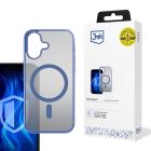 Dėklas Apple iPhone 16 - 3mk Frosty MagCase Blue