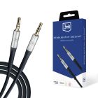 Kabelis Jack 3,5 mm - Jack 3,5 mm - 3mk Aux laidas