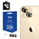 Grūdintas stiklas kameros objektyvui Apple iPhone 14 3mk Lens Protection Pro Gold
