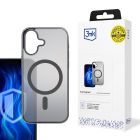 Dėklas Apple iPhone 16 Plus - 3mk Frosty MagCase Juodas