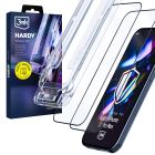2x Grūdintas stiklas su aplikatoriumi ant Apple iPhone 17 Pro Max - 3mk HARDY® Hardura 9H™
