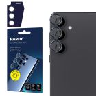 Objektyvo apsauga ant Samsung Galaxy S25 - HARDY Lens Protection Pro Black