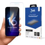 Nedūžtantis hibridinis stiklas, skirtas Apple iPhone 16 Pro – 3mk FlexibleGlass