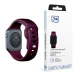 Dirželis, skirtas Apple Watch 42/44/45/46/49 mm Mulberry (big) - 3mk Silicone Watch Strap