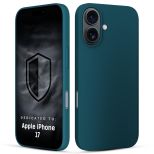 Silikoninis dėklas skirtas Apple iPhone 17 - 3mk HARDY® Mellow Case™ Green
