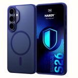 Dūminis dėklas su MagSafe, skirtas Samsung Galaxy S26 – 3mk HARDY® Hazy MagCase™ Blue