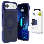 Dūminis dėklas su MagSafe, skirtas Apple iPhone Air – 3mk HARDY® Hazy MagCase™ Blue