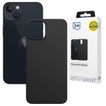 Silikoninis dėklas su MagSafe skirtas Apple iPhone 15 Plus - 3mk HARDY® Mellow MagCase™ Black