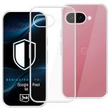 Skaidrus dėklas Google Pixel 9A – 3mk HARDY® Vision Case™