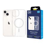 Apsauginis dėklas su MagSafe skirtas Apple iPhone 13/14 - 3mk EverClear MagCase
