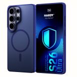 Dūminis dėklas su MagSafe, skirtas Samsung Galaxy S26 Ultra – 3mk HARDY® Hazy MagCase™ Blue