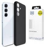 Silikoninis dėklas skirtas Samsung Galaxy A55 5G – 3mk HARDY® Mellow Case™ Black