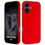 Silikoninis dėklas skirtas Apple iPhone 16 - 3mk HARDY® Mellow Case™ Red