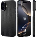 Aramido pluošto dėklas su MagSafe Apple iPhone 17 - 3mk HARDY® Aramid MagCase™