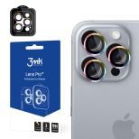 Grūdintas stiklas kameros objektyvui Apple iPhone 16 Pro - 3mk Lens Protection Pro Rainbow