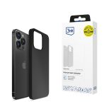 Dėklas Apple iPhone 15 Pro - 3mk silikoninis dėklas juodas