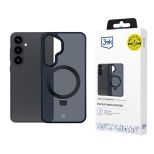 Dėklas Samsung Galaxy S25+ - 3mk Smoke Case Mag&Stand