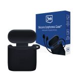 Dėklas, skirtas Apple AirPods 2nd gen. - 3mk Silicone AirPods Case Black