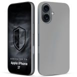 Silikoninis dėklas skirtas Apple iPhone 17 - 3mk HARDY® Mellow Case™ Gray