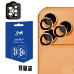 Grūdintas stiklas kameros objektyvui Apple iPhone 17 Pro/ iPhone 17 Pro Max - 3mk Lens Protection Pro Orange