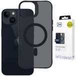 Dūminis dėklas su MagSafe, skirtas Apple iPhone 13/14 – 3mk HARDY® Hazy MagCase™ Black
