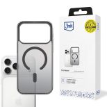 Dėklas Apple iPhone 17 Pro - 3mk Frosty MagCase Juodas