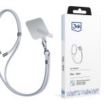 3mk EasyClip išmaniojo telefono dirželis Grey (silver)