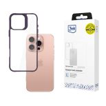 Dėklas Apple iPhone 16 Pro - 3mk Satin Armor Case+ Purple