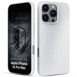 Silikoninis dėklas su MagSafe skirtas Apple iPhone 16 Pro Max - 3mk HARDY® Mellow MagCase™ White