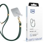 3mk EasyClip išmaniojo telefono dirželis Dark Green (gold)