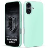 Silikoninis dėklas su MagSafe skirtas Apple iPhone 16 Plus - 3mk HARDY® Mellow MagCase™ Teal