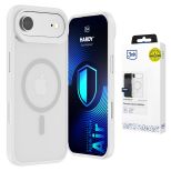 Dūminis dėklas su MagSafe, skirtas Apple iPhone Air – 3mk HARDY® Hazy MagCase™ White