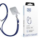 3mk EasyClip išmaniojo telefono dirželis Dark Blue (silver)