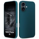 Silikoninis dėklas skirtas Apple iPhone 16 - 3mk HARDY® Mellow Case™ Green