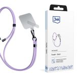 3mk EasyClip išmaniojo telefono dirželis Purple (black)