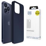 Silikoninis dėklas skirtas Apple iPhone 16 Pro Max - 3mk HARDY® Mellow Case™ Dark Blue