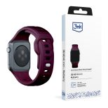 Dirželis, skirtas Apple Watch 38/40/41/42 mm Mulberry (small) - 3mk Silicone Watch Strap