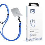 3mk EasyClip išmaniojo telefono dirželis Blue (black)