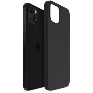 Silikoninis dėklas skirtas Apple iPhone 12 Pro Max – 3mk HARDY® Mellow Case™ Black