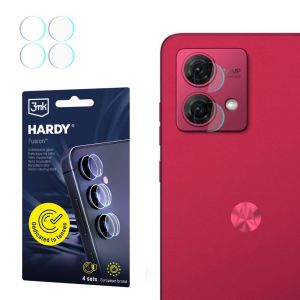 Skaidrus objektyvo stiklas kamerai Motorola Moto G84 5G - 3mk HARDY® Fusion Lens Protection™