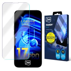 Superpatvari plėvelė ant Apple iPhone 17 Pro - 3mk HARDY® Tectra™ (gyvenimo trukmės garantija)