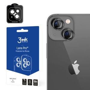 Grūdintas stiklas objektyvui Apple iPhone 14 - 3mk Lens Protection Pro Graphite