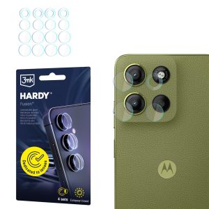 Skaidrus objektyvo stiklas kamerai Motorola Moto G15 / G15 Power - 3mk HARDY® Fusion Lens Protection™