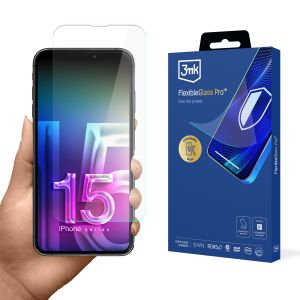 Nesulaužomas stiklas ant Apple iPhone 15 Pro Max - 3mk FlexibleGlass Pro