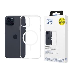 Dėklas Apple iPhone 15 - 3mk Clear MagCase